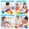 Counting Dinosaur Toys Matching Color Sorting Stacking Games with Bowls Preschool Learning Activities for Educational Sensory Montessori STEM Toy Sets Gift for Toddlers Kids Boys Girls Aged 3+